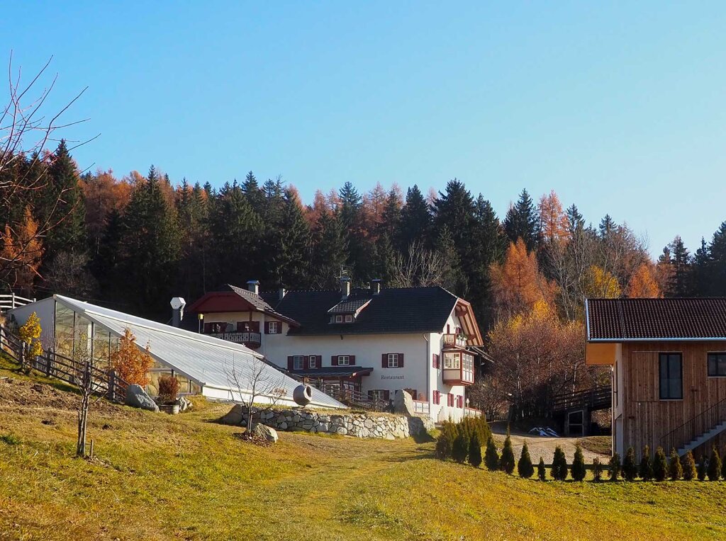 Beim Oberraut in Amaten hat sich Christof Feichter in die Riege der Top-Köche in Südtirol gekocht: Man erreicht das Gasthaus von Dietenheim aus nach zwei Stunden Fußmarsch. Foto: Oswald Stimpfl